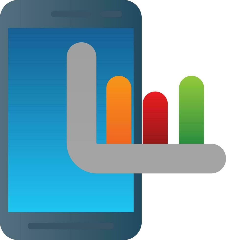 Stock Chart  Vector Icon Design