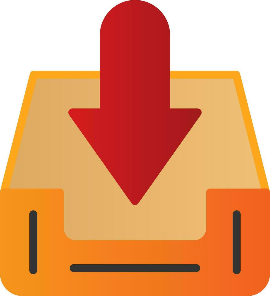 Inbox  Vector Icon Design