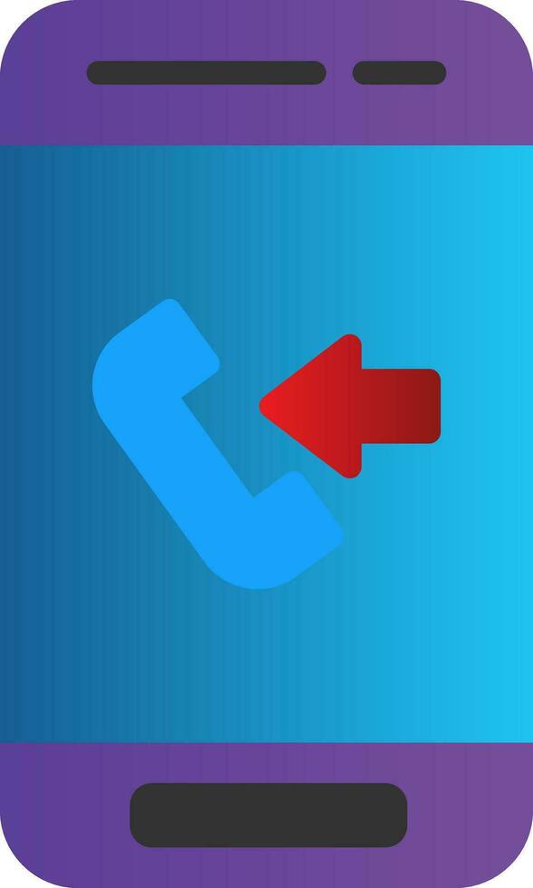 Incomming Call  Vector Icon Design