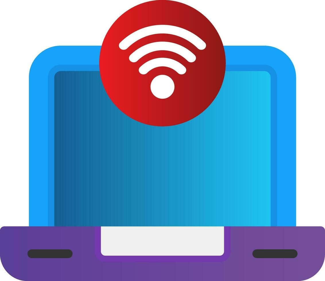 Wifi señal vector icono diseño