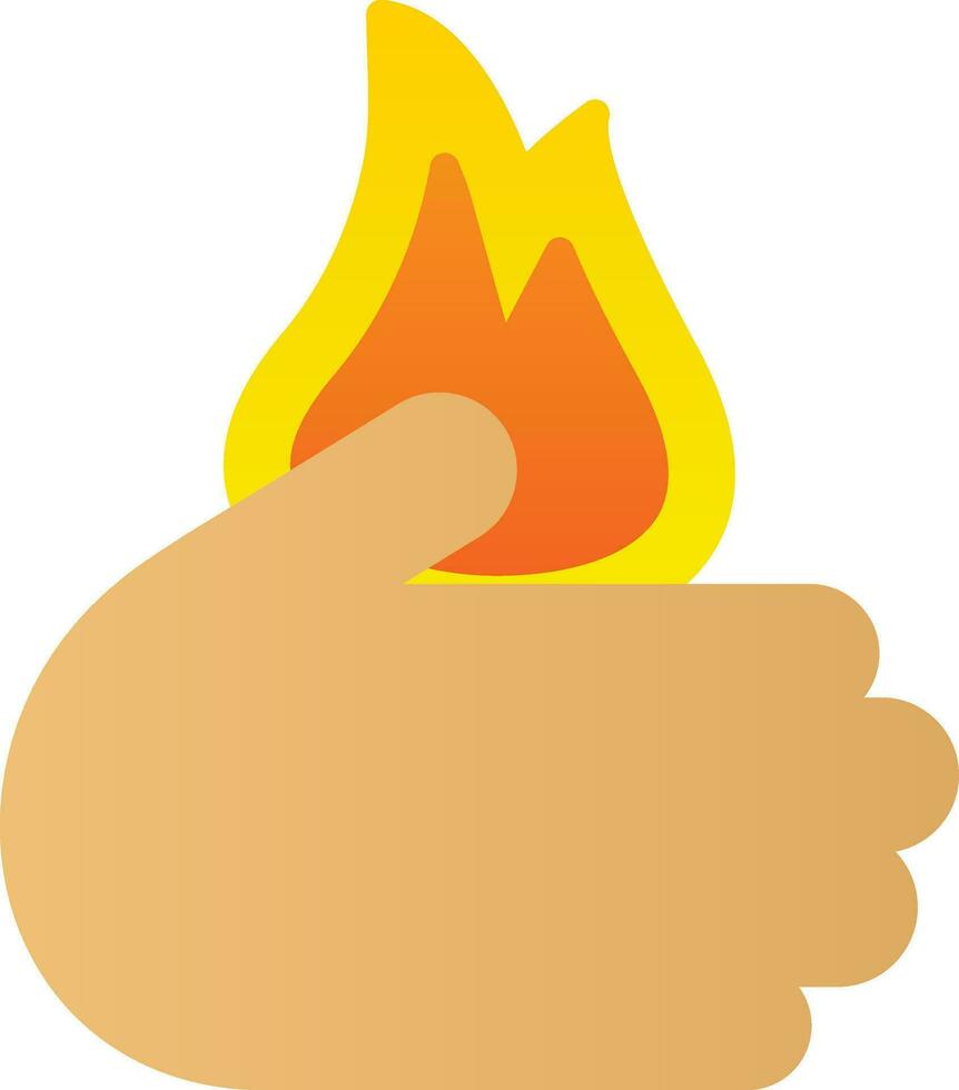 Burn  Vector Icon Design