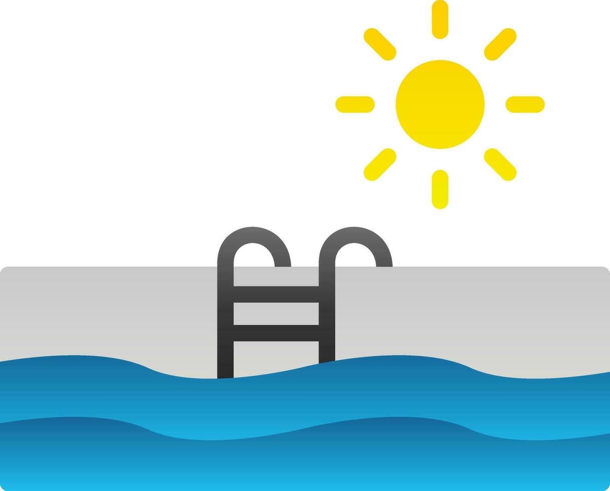 Swimming Pool  Vector Icon Design