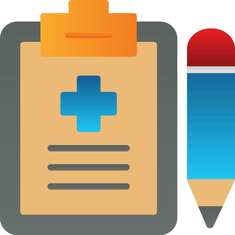 Medical Record  Vector Icon Design