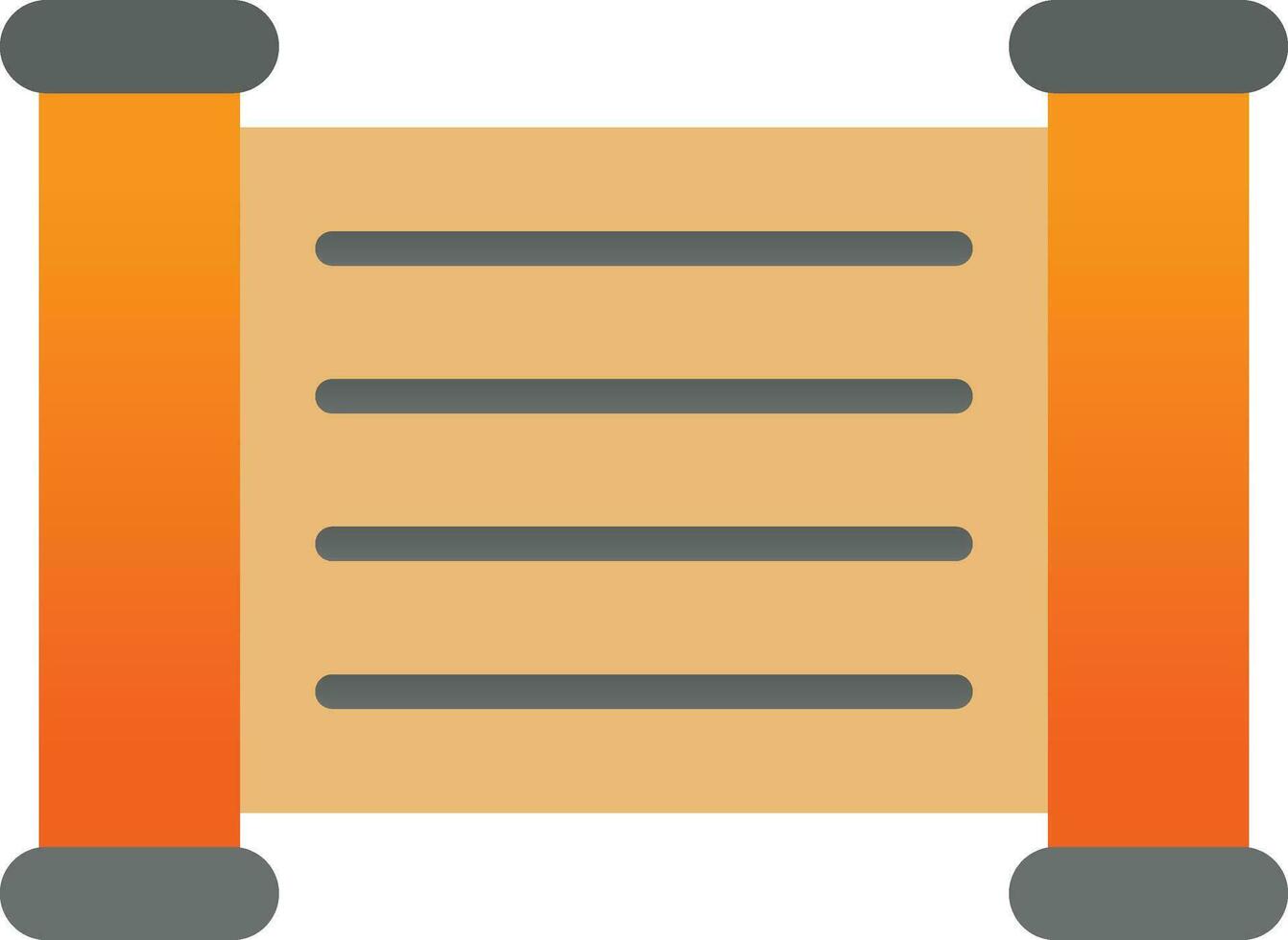 Scroll  Vector Icon Design