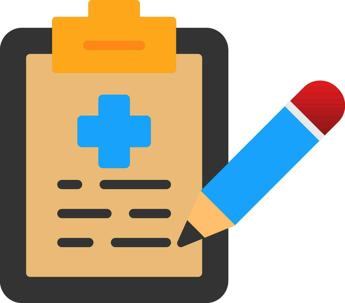 Medical Record  Vector Icon Design