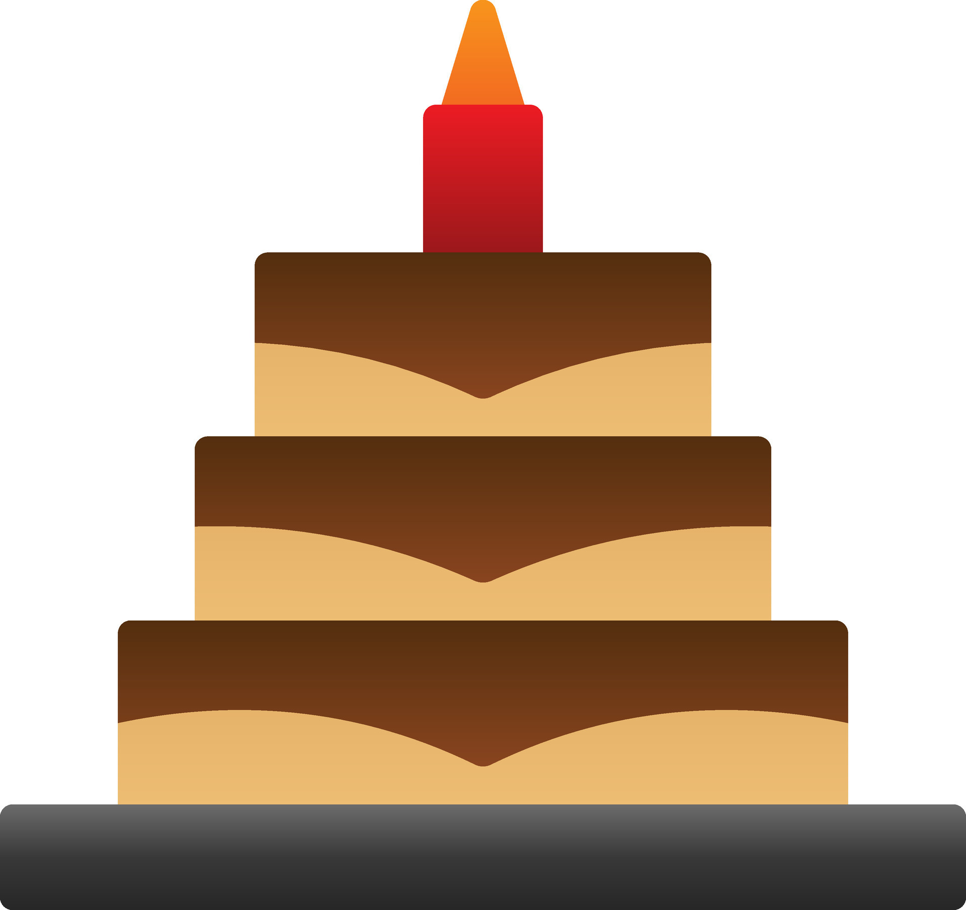 Birthday Cake Vector Icon Design 26102498 Vector Art at Vecteezy