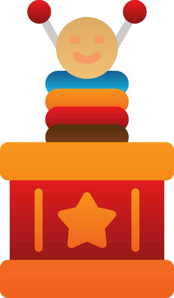 Surprise Box  Vector Icon Design