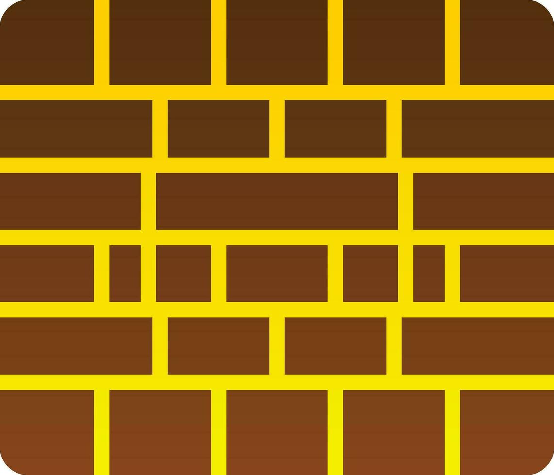 Brickwall  Vector Icon Design