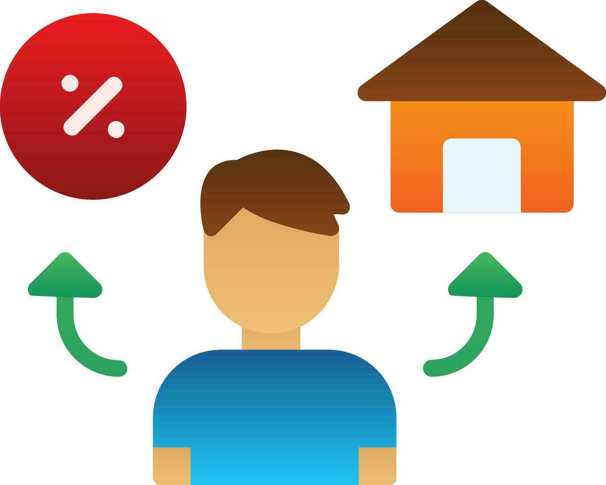 Mortgage Vector Icon Design