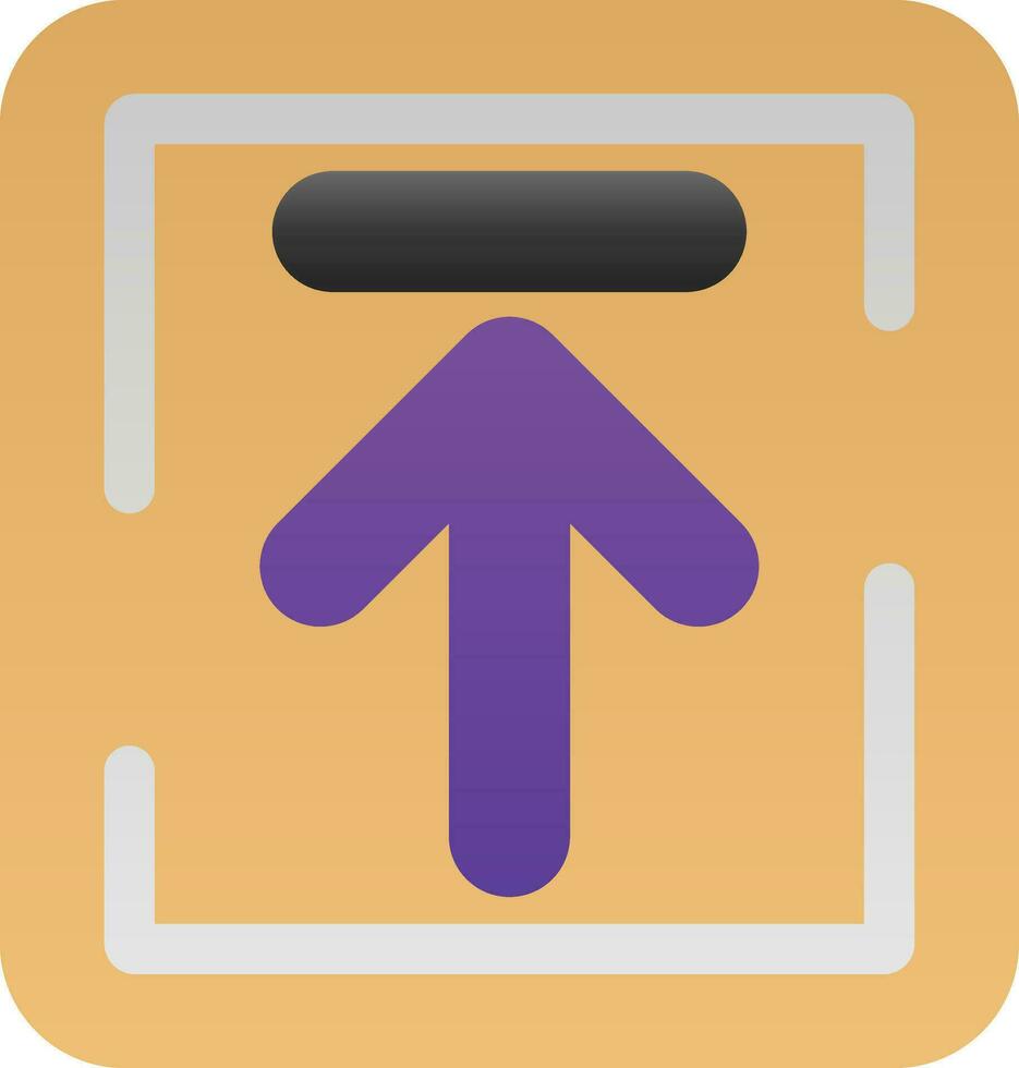 Up Arrow Upload Vector Icon Design
