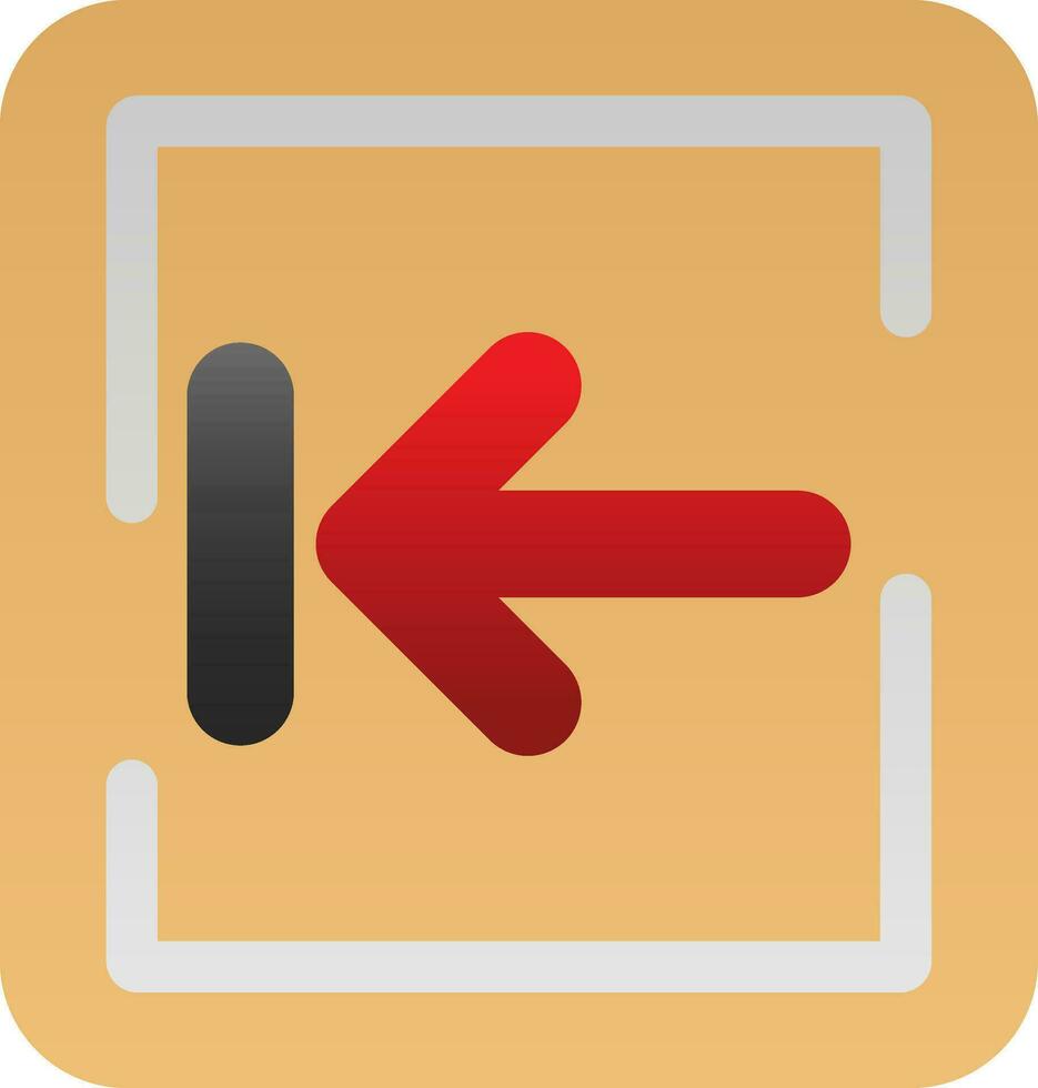 Left Arrows Vector Icon Design