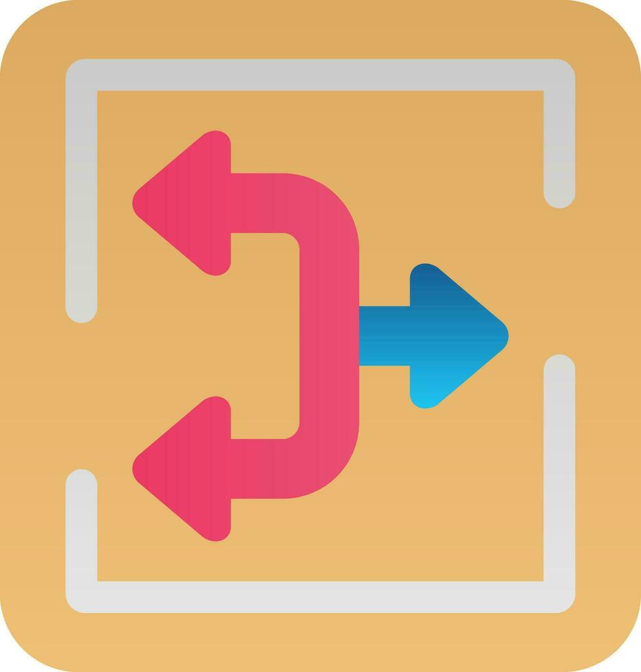 Three Arrows Vector Icon Design