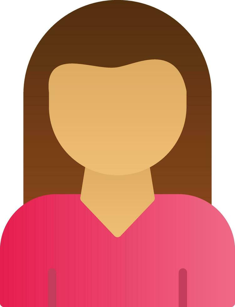 Female Vector Icon Design