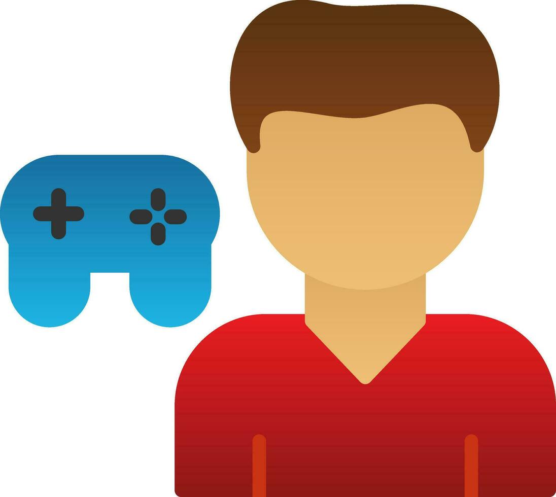 Gamer Vector Icon Design
