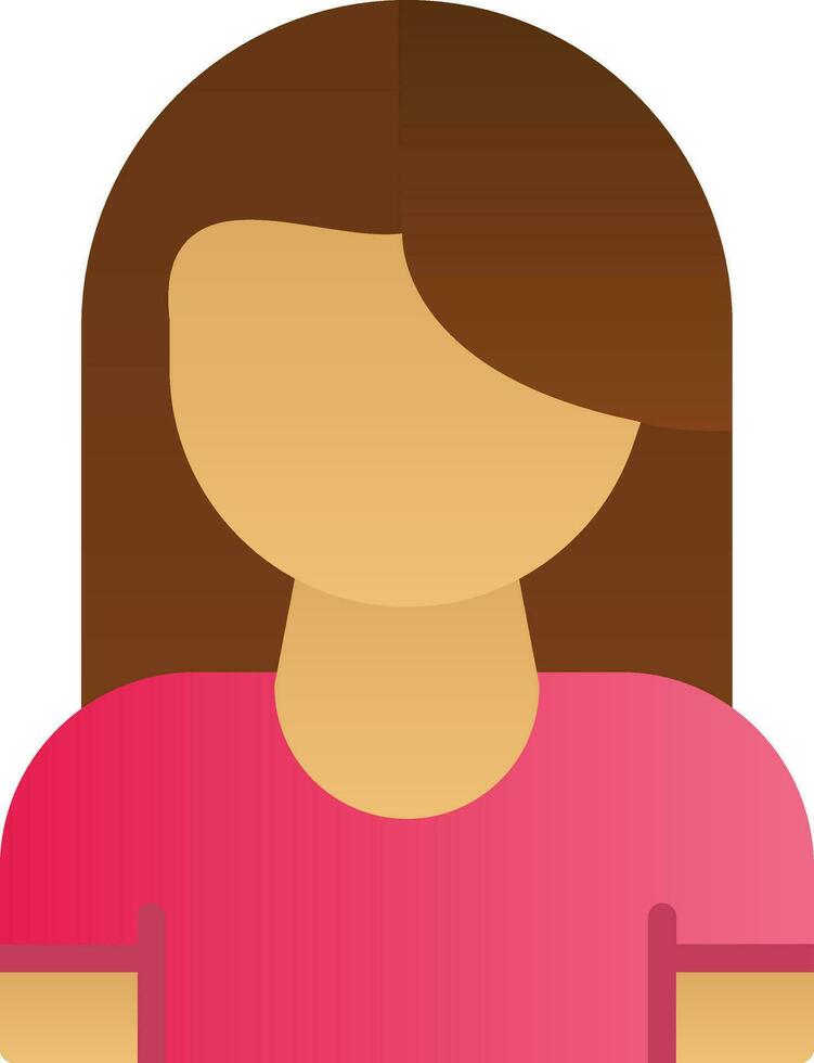 diseño de icono de vector de mujer