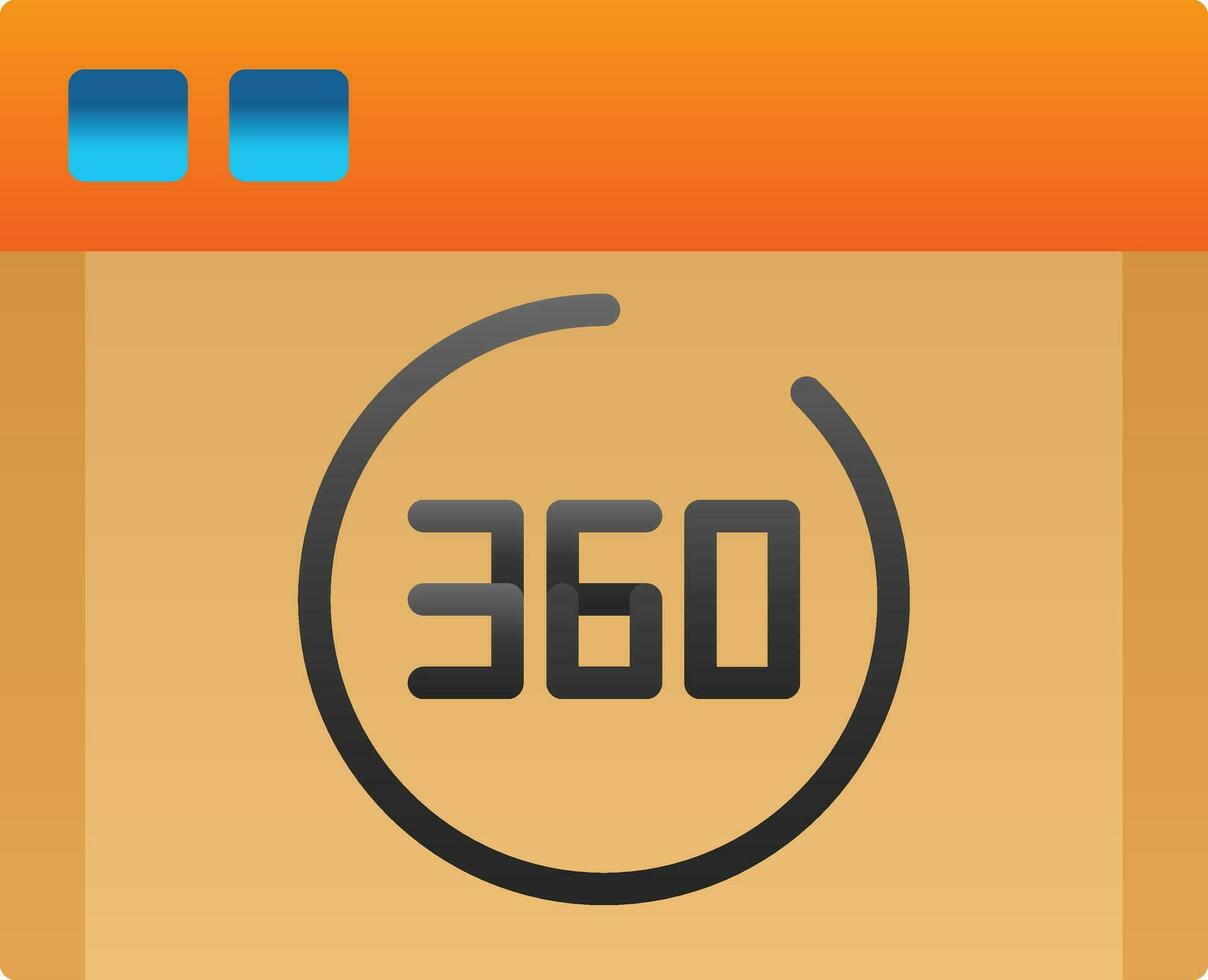 Virtual tour Vector Icon Design