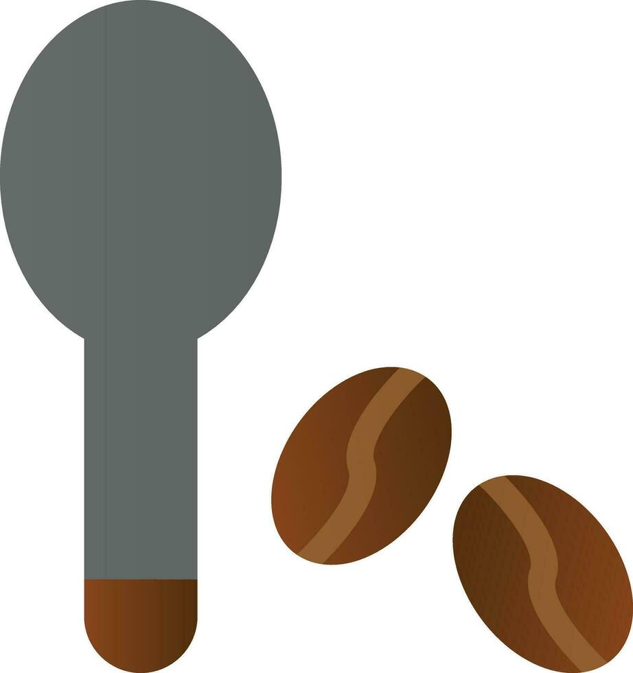 Coffee Beans Vector Icon Design
