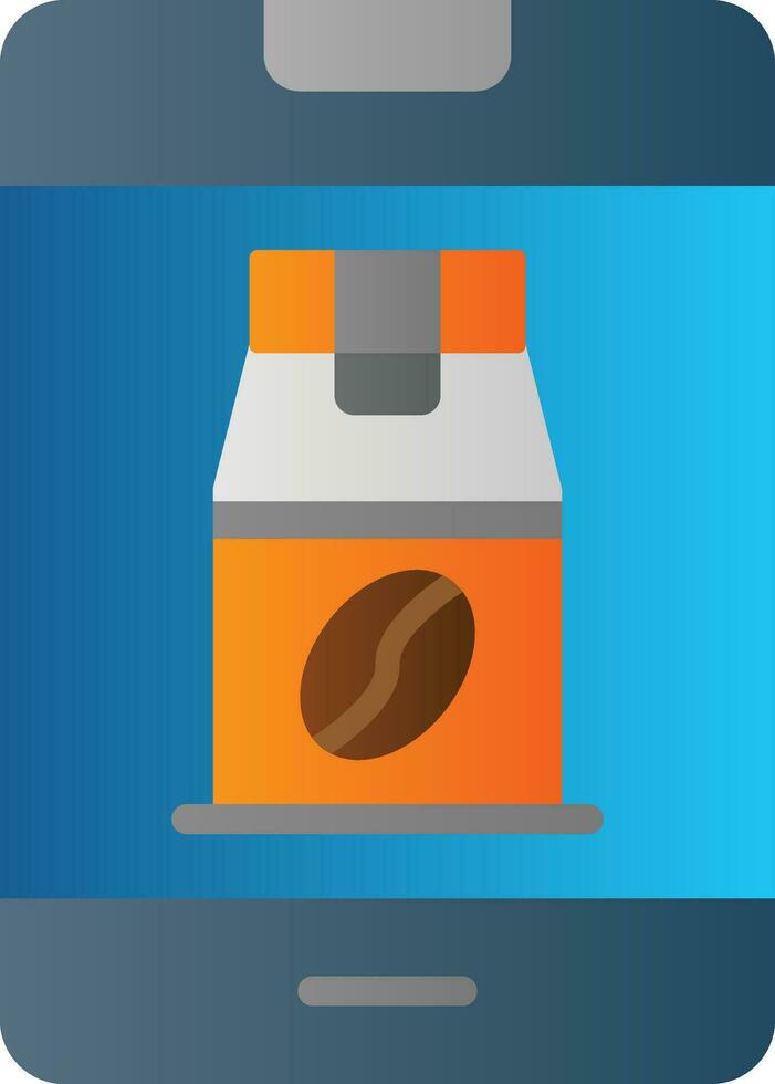 Online Shopping Vector Icon Design