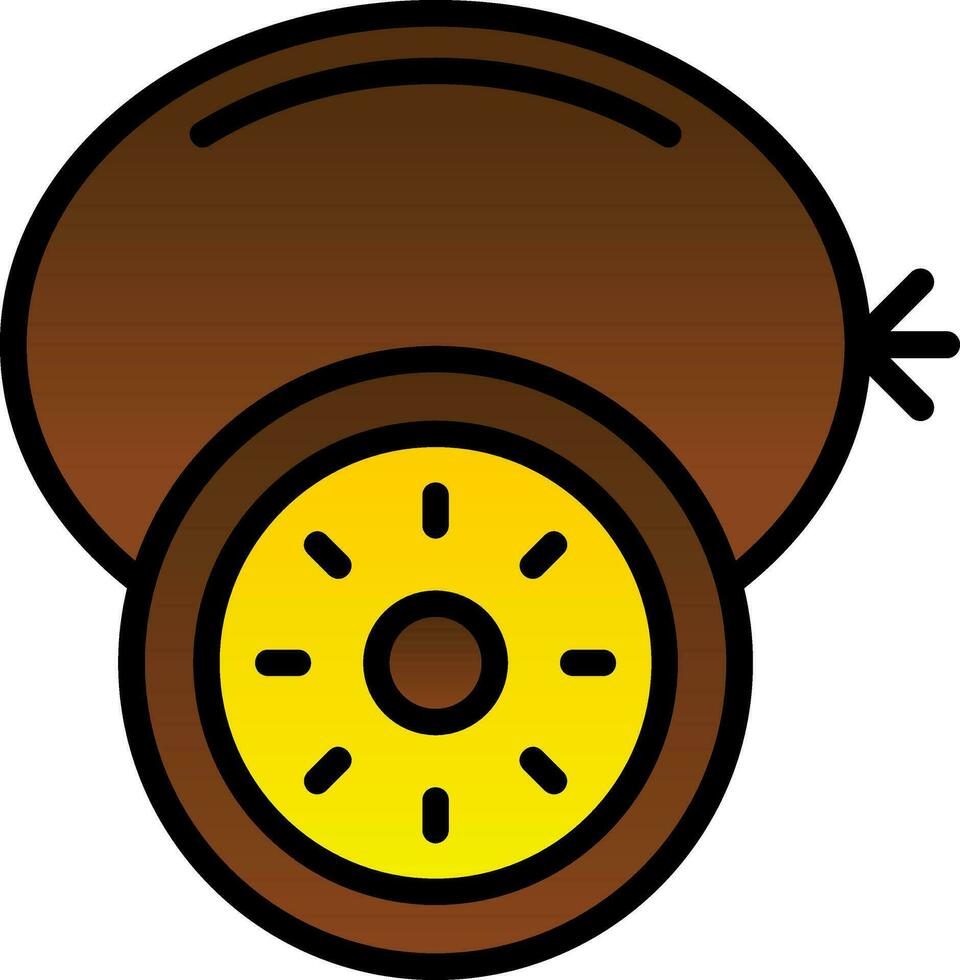 Kiwi Vector Icon Design