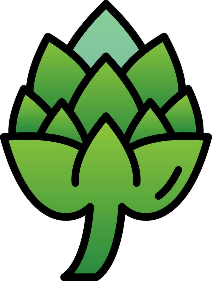 Artichoke Vector Icon Design