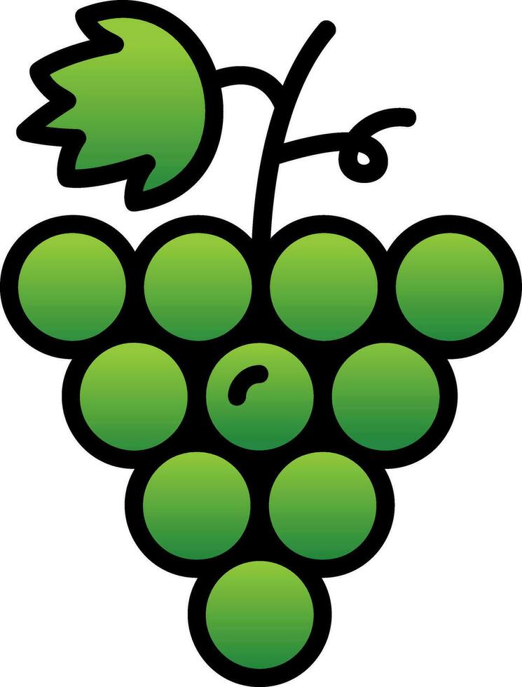 Grapes Vector Icon Design