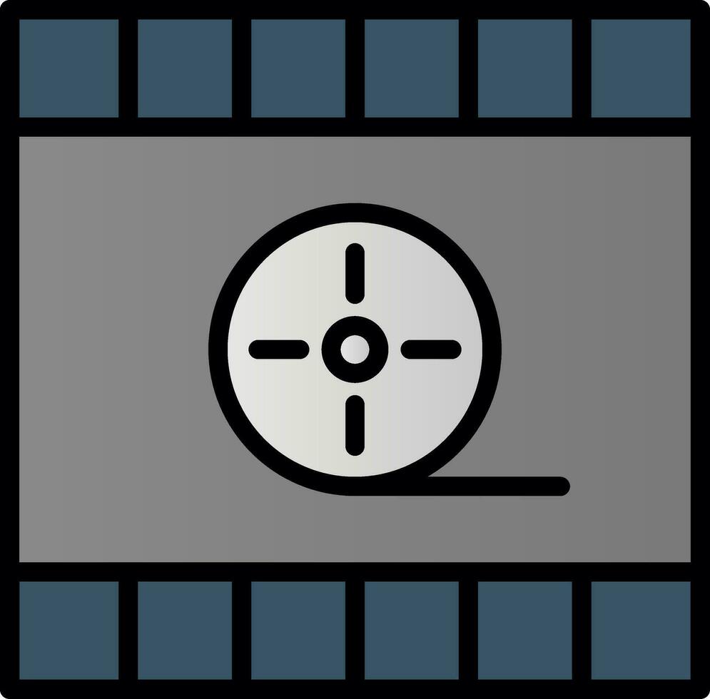 Film Reel  Vector Icon Design