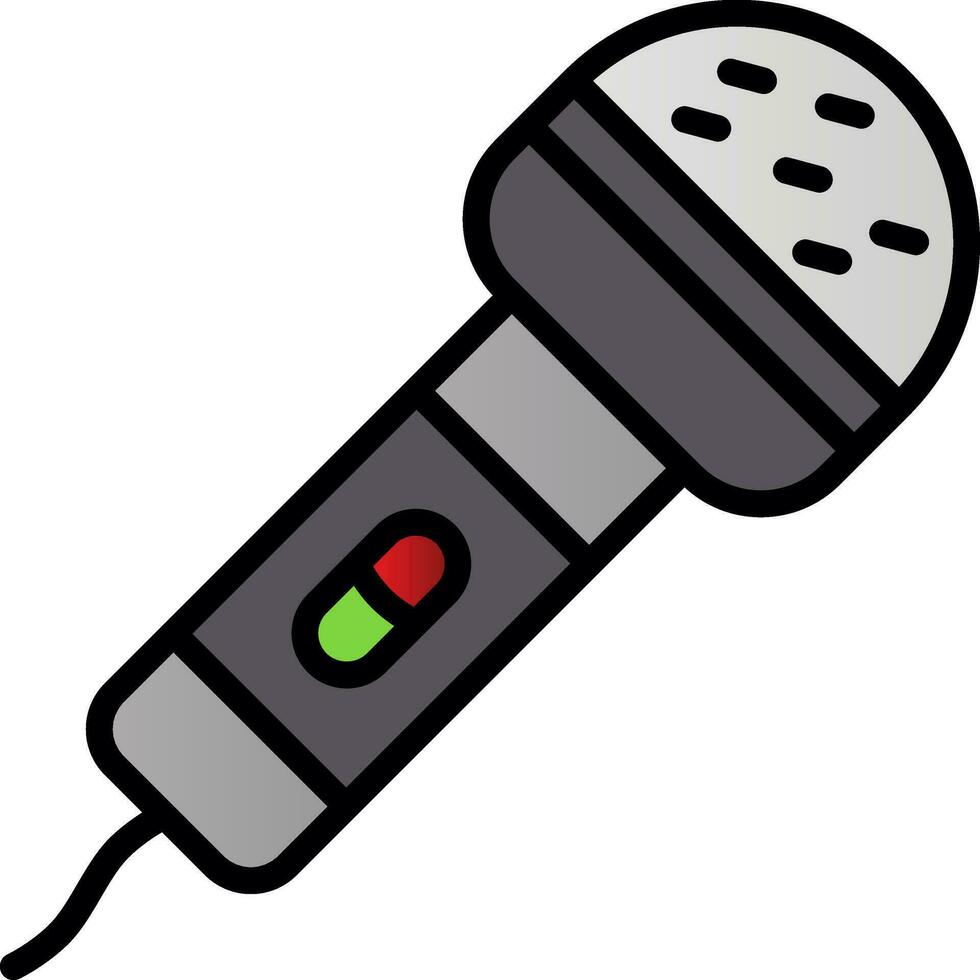 mic vector icono diseño