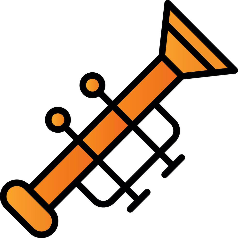 Trumpet  Vector Icon Design