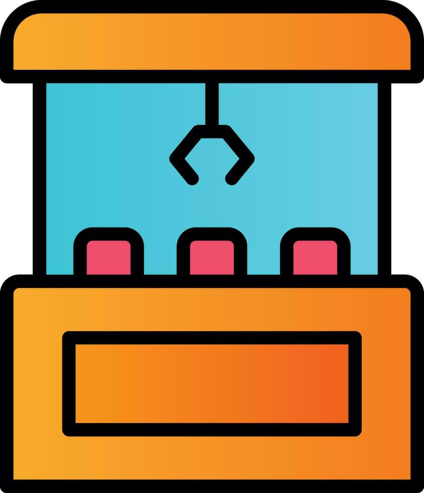 Claw Machine  Vector Icon Design