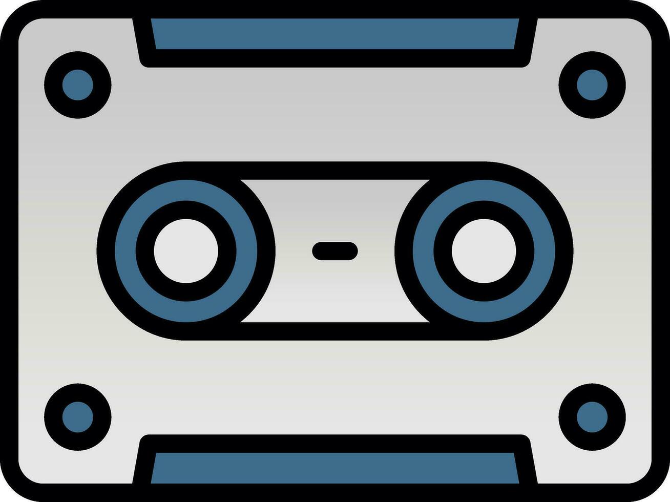 Video Tape  Vector Icon Design