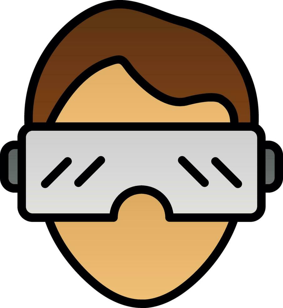 Virtual Reality  Vector Icon Design