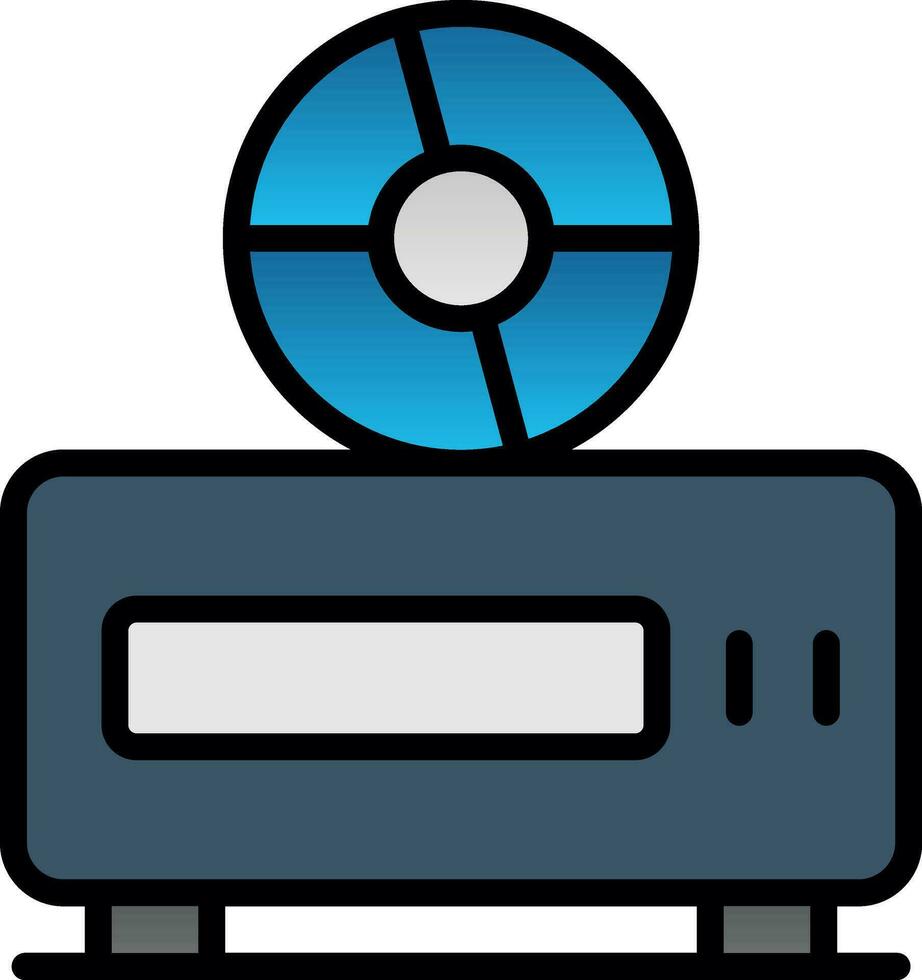 Dvd Player  Vector Icon Design