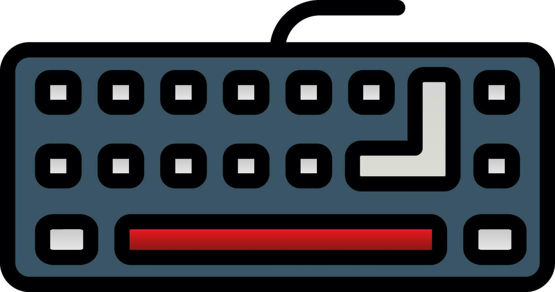 Keyboard  Vector Icon Design