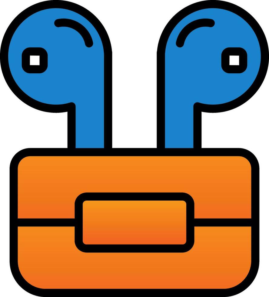 airpods vector icono diseño