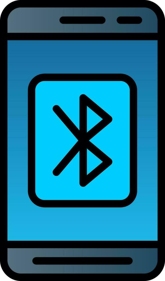 Mobile Bluetooth  Vector Icon Design