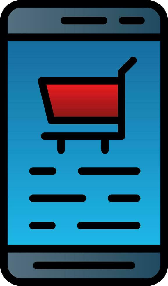 Shopping Cart  Vector Icon Design