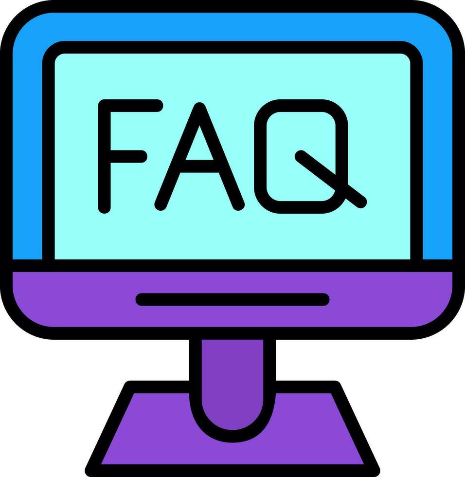 Faq  Vector Icon Design