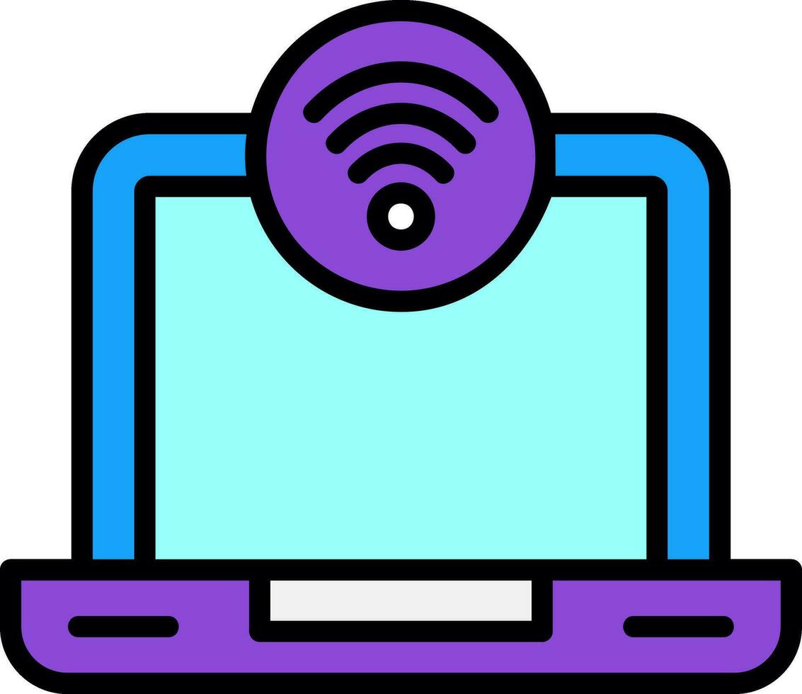 Wifi Signal  Vector Icon Design