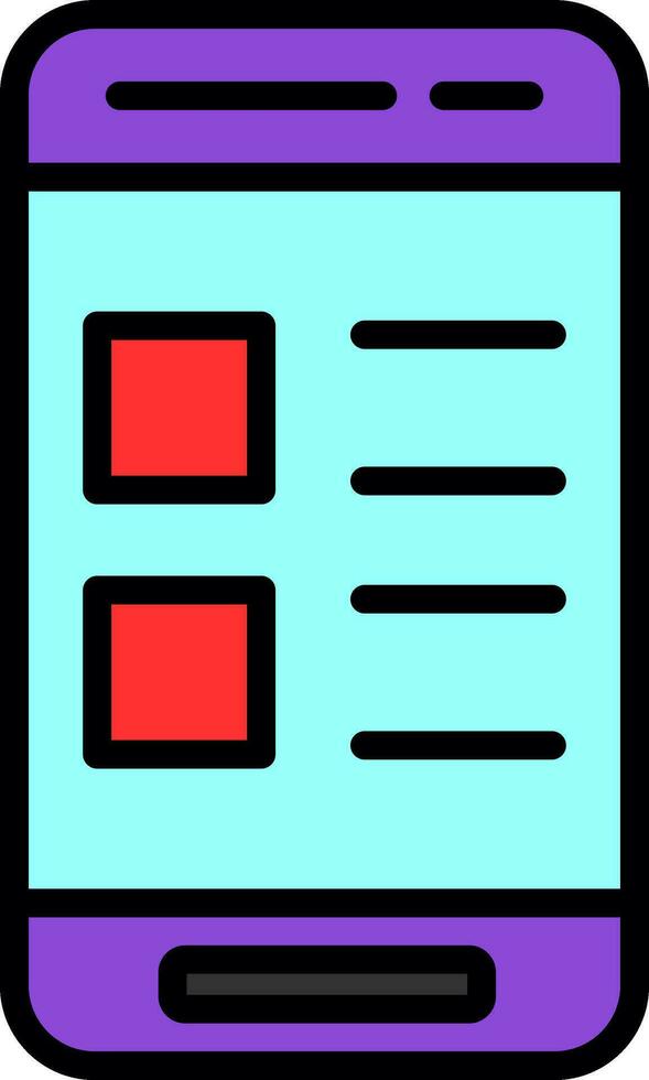 Contact List  Vector Icon Design