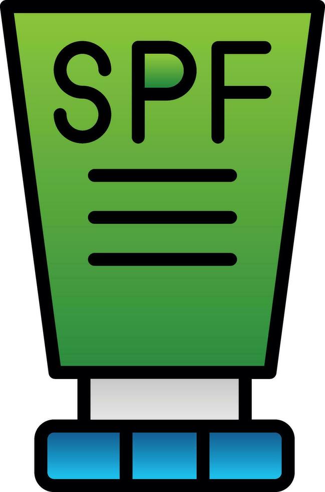 spf vector icono diseño