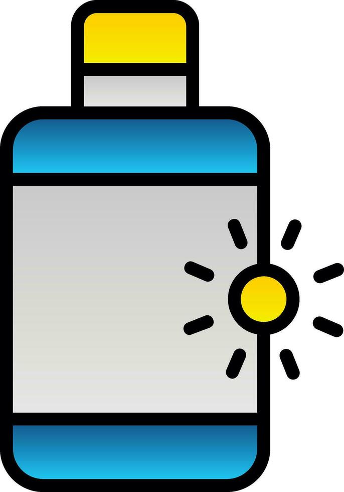 protector solar vector icono diseño