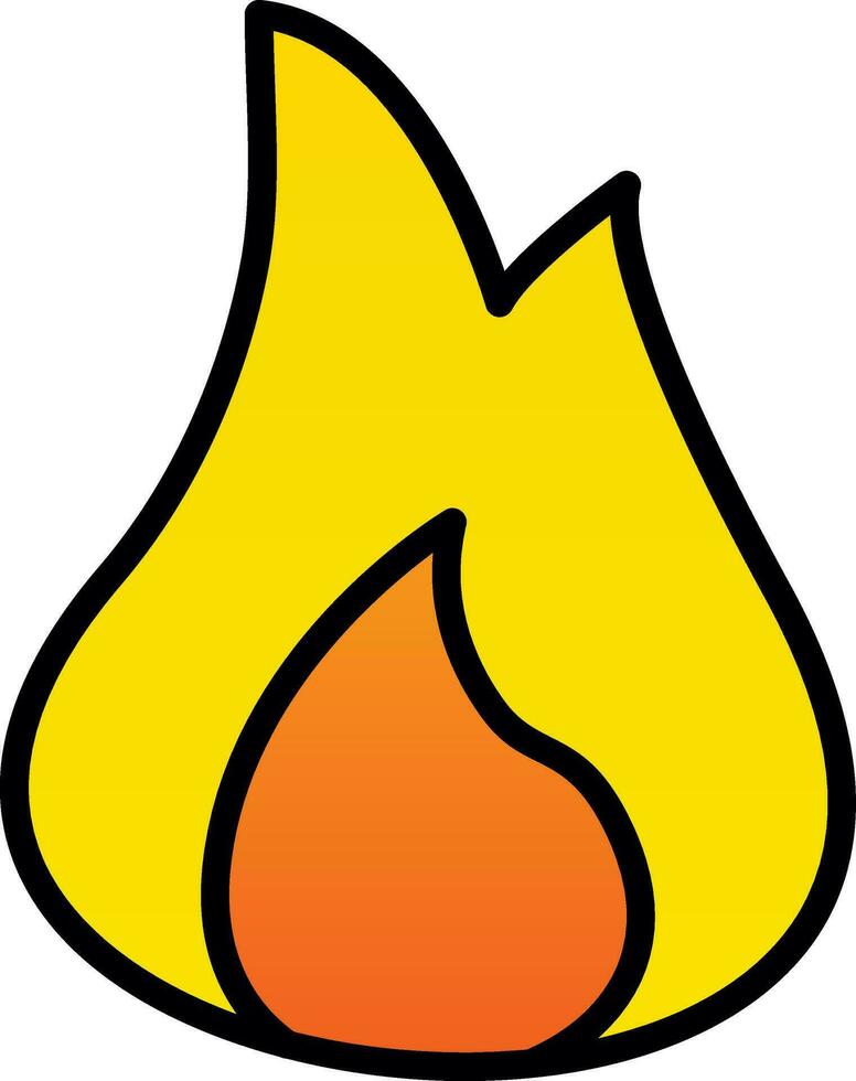 Flame  Vector Icon Design