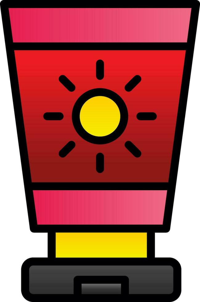 Sunblock  Vector Icon Design