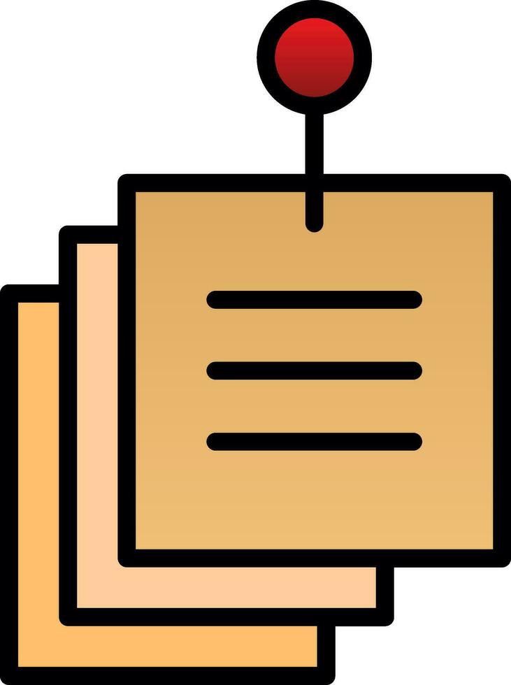 Notes  Vector Icon Design