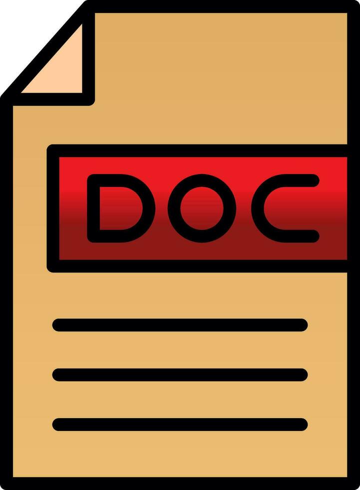 Doc  Vector Icon Design