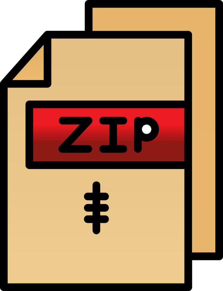 Zip  Vector Icon Design