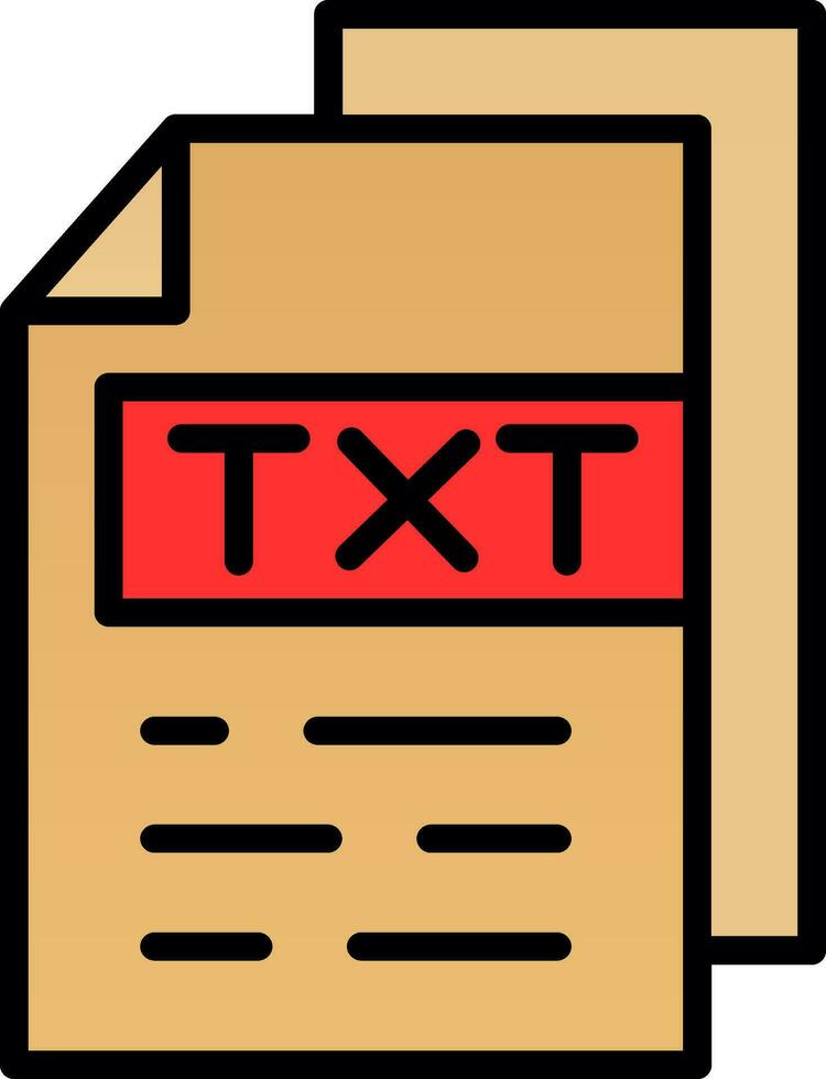Txt  Vector Icon Design