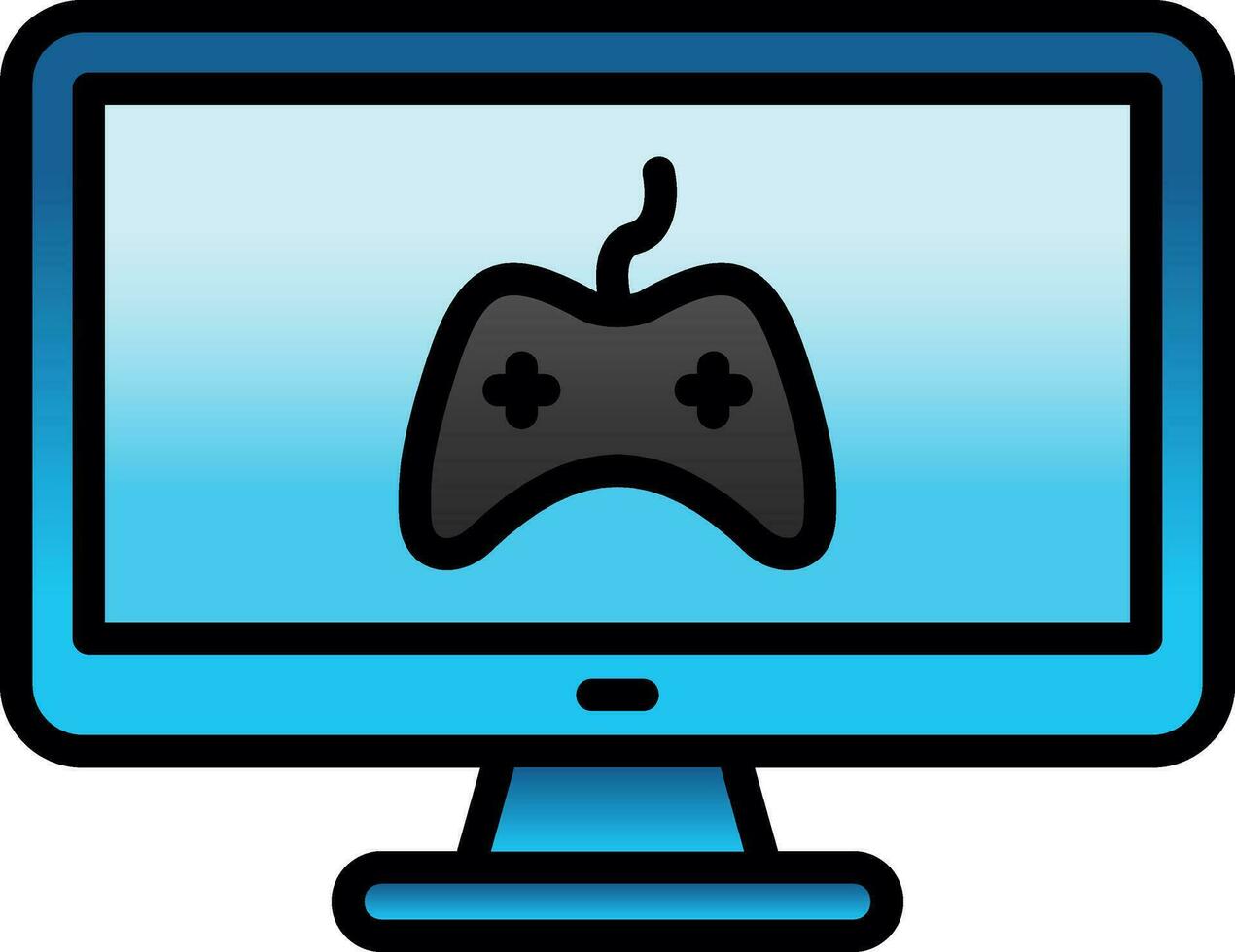 Online Game  Vector Icon Design