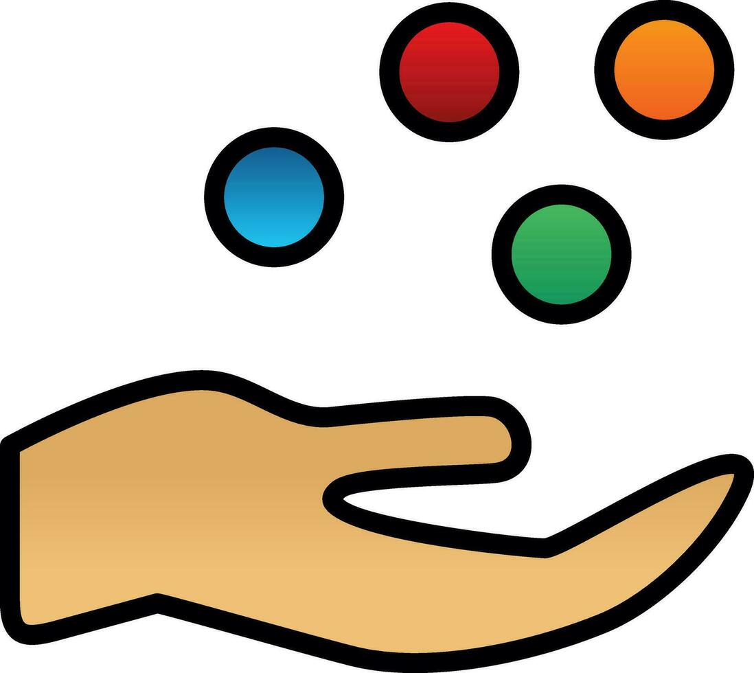 Juggle  Vector Icon Design