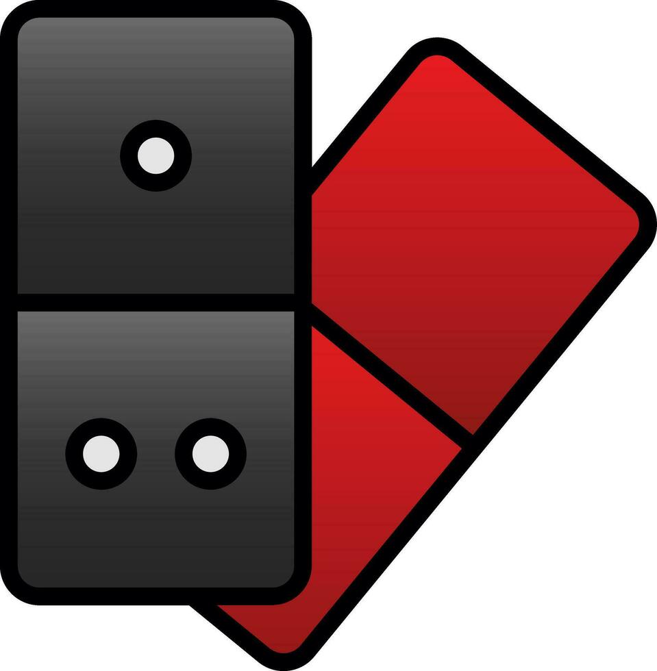 dominó vector icono diseño